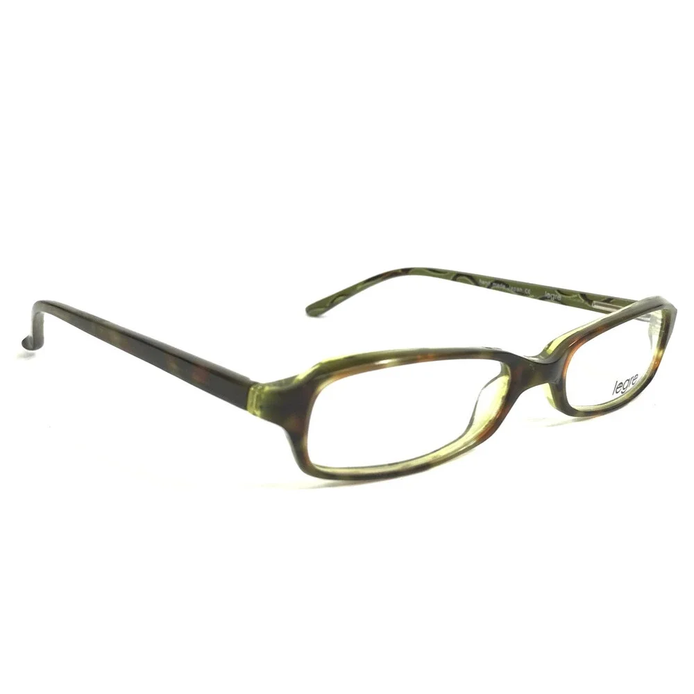 Legre Petite Eyeglasses Frames LE-071 Col.314 Olive Green Tortoise 49-18-140